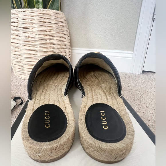 Gucci Napa Charlotte Leather Sandal Authentic - Picture 3 of 10